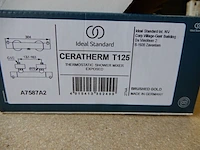 Douchethermostaatkraan, ideal standard, ceratherm t 125, brushed gold - afbeelding 4 van  4