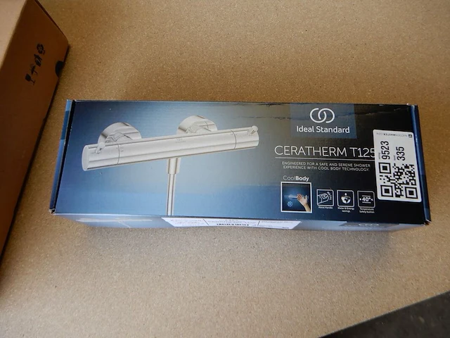 Douchethermostaatkraan, ideal standard, ceratherm t 125, chroom - afbeelding 1 van  3