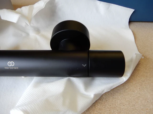 Douchethermostaatkraan, ideal standard, ceratherm t 125, mat zwart - afbeelding 3 van  4