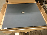 Douchevloer 100x100 cm, grijs - afbeelding 1 van  2