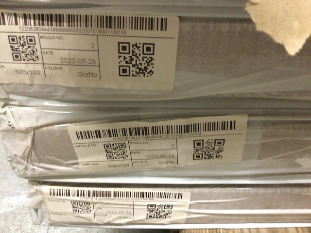 Douchevloer 100x100 cm, grijs - afbeelding 2 van  2