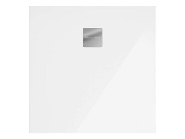 Douchevloer 80x80 cm, villeroy & boch, newo, wit alpine - afbeelding 1 van  4