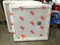 Douchevloer 80x80 cm, villeroy & boch, newo, wit alpine - afbeelding 2 van  4