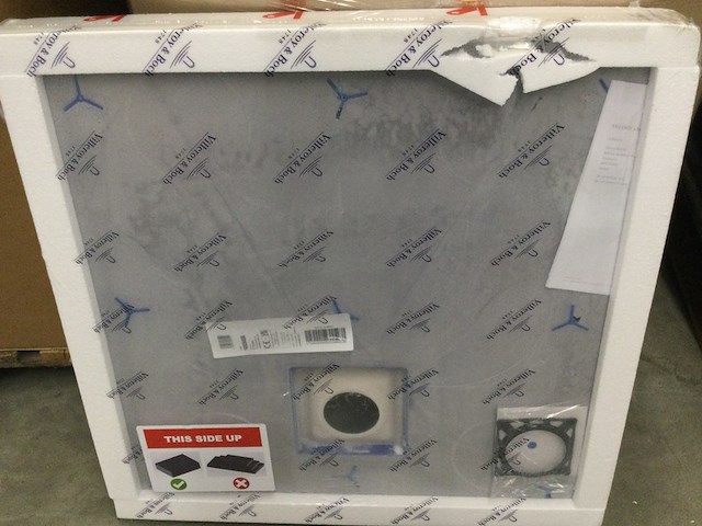 Douchevloer 80x80 cm, villeroy & boch, newo, wit alpine - afbeelding 4 van  4