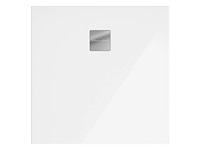 Douchevloer 80x80 cm, villeroy & boch, newo, wit alpine - afbeelding 1 van  4