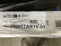 Douchevloer 80x80 cm, villeroy & boch, newo, wit alpine - afbeelding 4 van  4