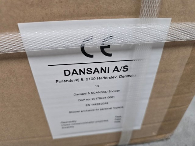 Douchewand 198x69-71cm dansani - afbeelding 4 van  6