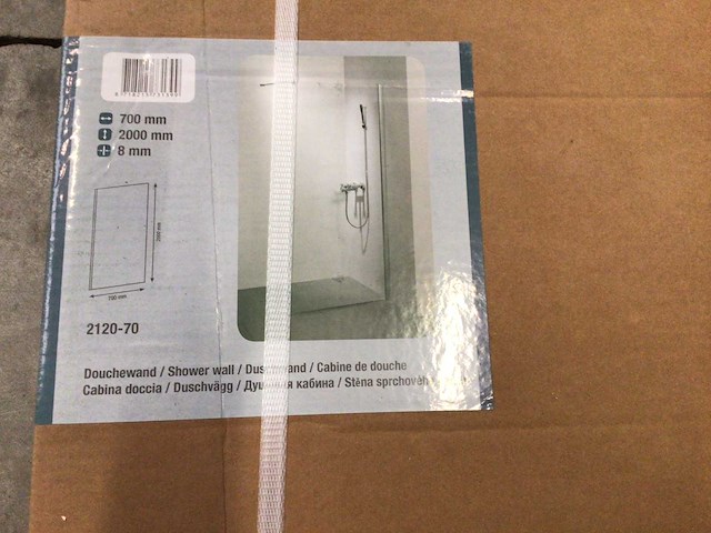 Douchewand (3x) - afbeelding 2 van  3