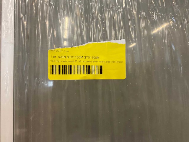 Douchewand 97x200 cm - afbeelding 3 van  3