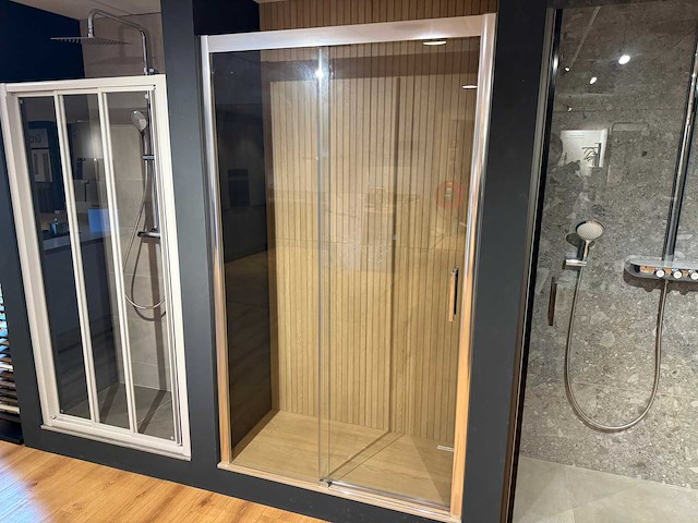 Douchewand met schuifdeur 120 x 200 cm - afbeelding 1 van  7