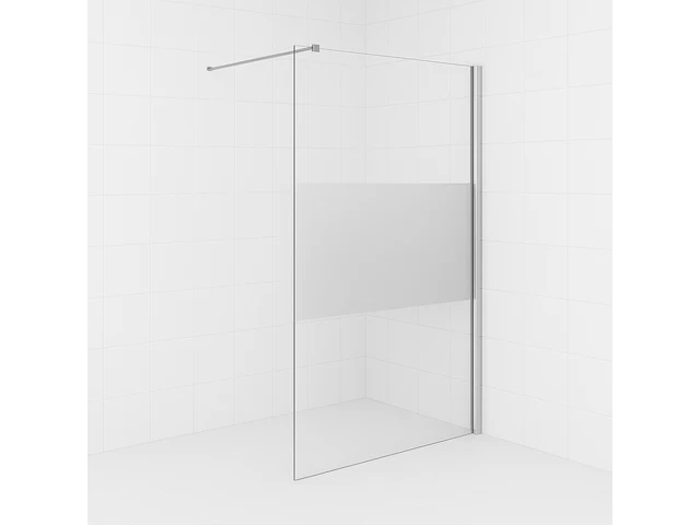 Douchewand wiesbaden, comfort, chroom - afbeelding 1 van  8