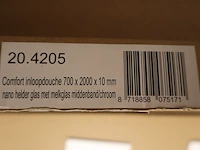 Douchewand wiesbaden, comfort, chroom - afbeelding 2 van  8