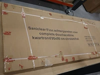 Douchewanden douchecabine saniclear, finn, chroom - afbeelding 2 van  6
