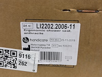 Douchezitting opklapbaar antraciet, handicare, li2202.2006-11 - afbeelding 2 van  2