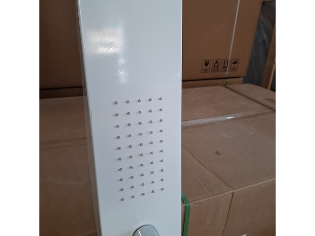 Douchezuil bestdesign, glans wit/chroom - afbeelding 4 van  7