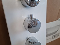 Douchezuil bestdesign, glans wit/chroom - afbeelding 6 van  7