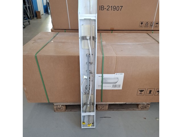 Douchezuil bestdesign, glans wit/chroom - afbeelding 7 van  7