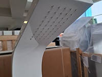 Douchezuil bestdesign, glans wit/chroom - afbeelding 3 van  8