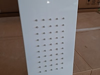 Douchezuil bestdesign, glans wit/chroom - afbeelding 4 van  8