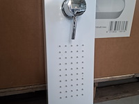 Douchezuil bestdesign, glans wit/chroom - afbeelding 6 van  8