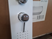 Douchezuil bestdesign, glans wit/chroom - afbeelding 7 van  8