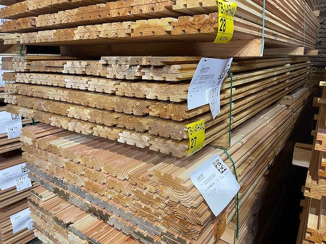 Douglas - design- triple- deens profiel - 3000x142x22mm (84x) - afbeelding 4 van  4