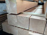 Douglas 200x200 paal - 300 cm (4x) - afbeelding 1 van  2