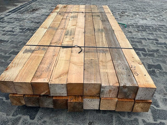 Douglas balk 12x12x300 cm (18x) - afbeelding 3 van  4