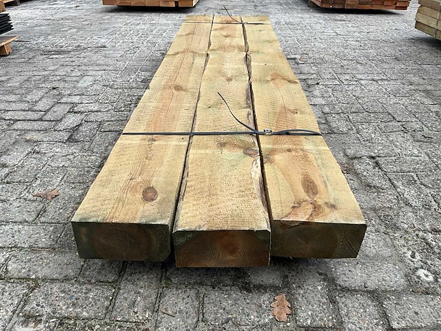 Douglas balk 12x22x260 cm (3x) - afbeelding 3 van  4