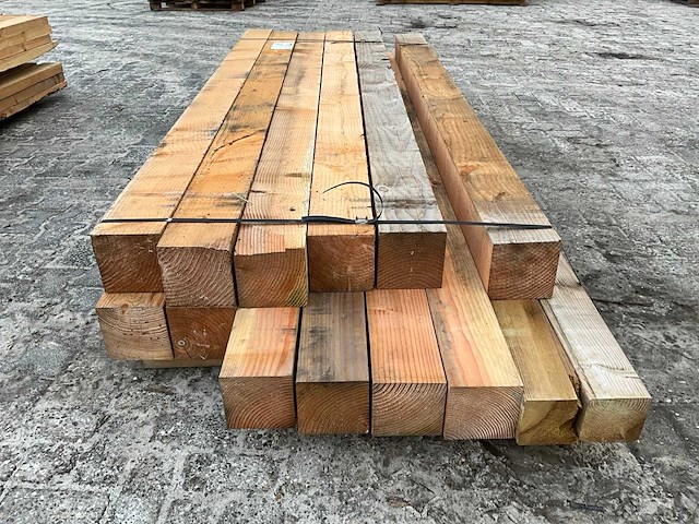 Douglas balk 15x15 cm (12x) - afbeelding 5 van  6