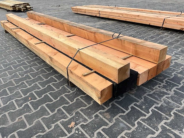 Douglas balk 15x15x400 cm (9x) - afbeelding 3 van  5