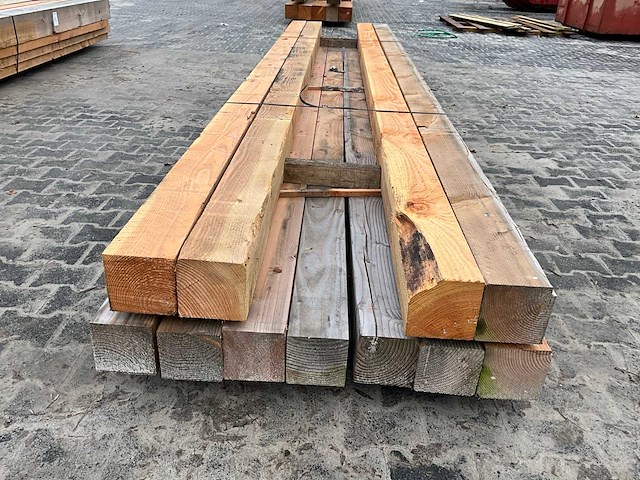 Douglas balk 15x15x500 cm (7x) - afbeelding 3 van  4