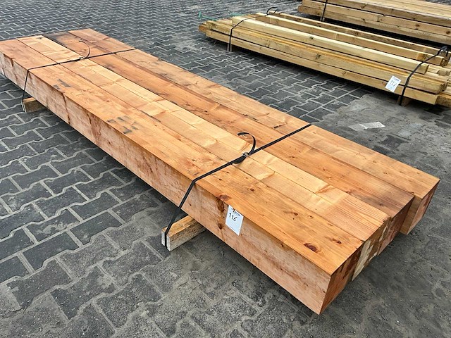 Douglas balk 20x20x300 cm (4x) - afbeelding 1 van  5