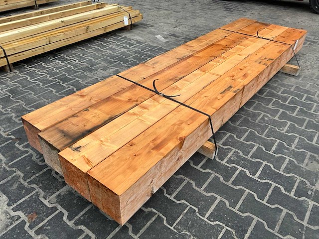 Douglas balk 20x20x300 cm (4x) - afbeelding 2 van  5