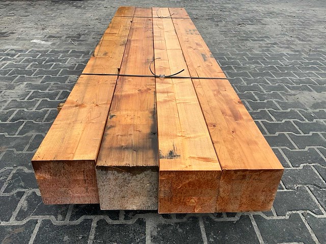 Douglas balk 20x20x300 cm (4x) - afbeelding 3 van  5