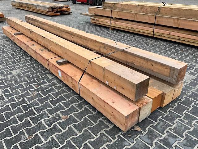 Douglas balk 20x20x500 cm (7x) - afbeelding 1 van  4