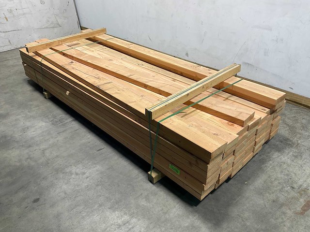 Douglas balk 307x15,5x5,3 cm (100x) - afbeelding 1 van  7