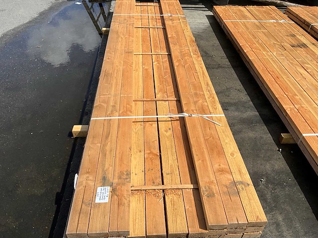 Douglas balk 4000x100x50 mm (26x) - afbeelding 1 van  5