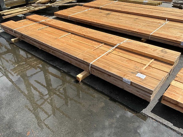 Douglas balk 4000x100x50 mm (26x) - afbeelding 2 van  5