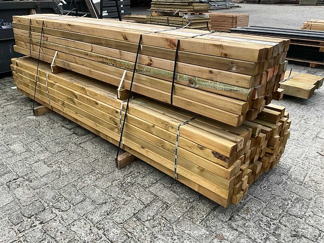 Douglas balk 7x7x300 cm (120x) - afbeelding 3 van  6