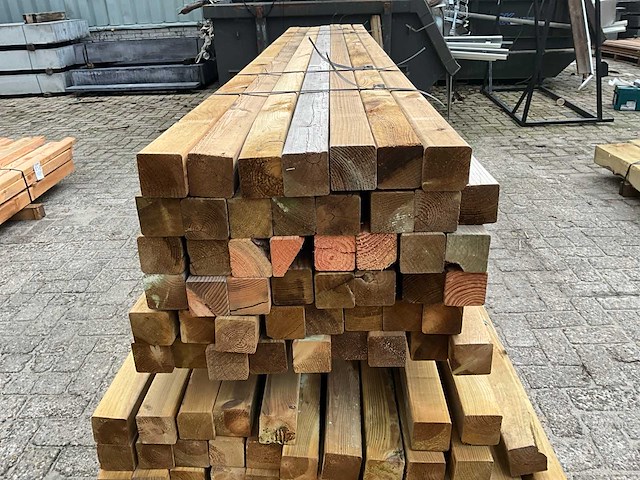 Douglas balk 7x7x300 cm (120x) - afbeelding 5 van  6