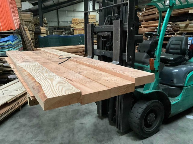 Douglas balk geschaafd - 200x19,5x6,5 cm (4x) - afbeelding 1 van  7