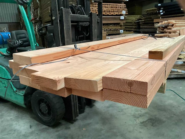 Douglas balk geschaafd - 250x14,5x4,5 cm (11x) - afbeelding 4 van  8