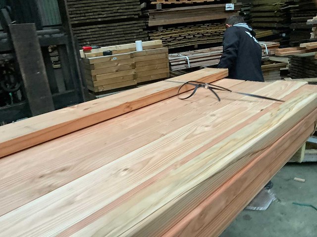 Douglas balk geschaafd - 250x14,5x4,5 cm (11x) - afbeelding 6 van  8