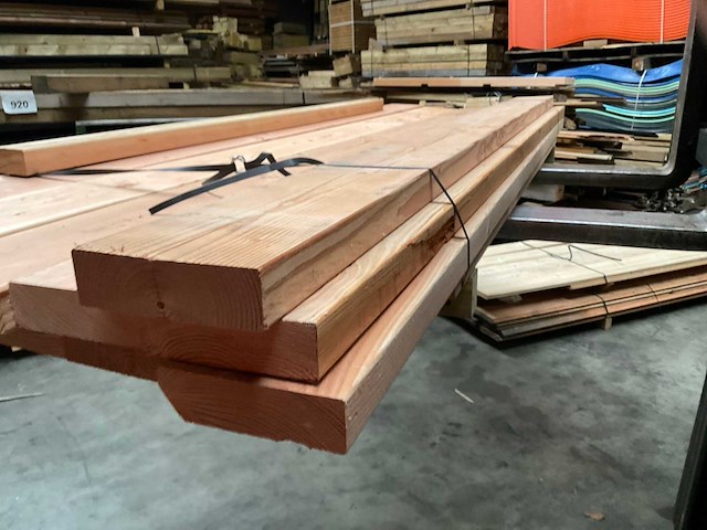 Douglas balk geschaafd - 250x14,5x4,5 cm (11x) - afbeelding 8 van  8