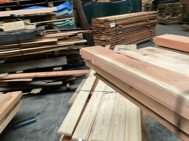 Douglas balk geschaafd - 273x14x6,2 cm (7x) - afbeelding 4 van  7