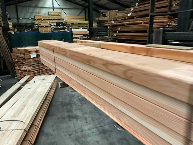Douglas balk geschaafd - 285-300x22x6,2 cm (16x) - afbeelding 2 van  7