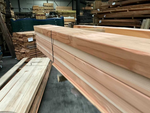 Douglas balk geschaafd - 285-300x22x6,2 cm (16x) - afbeelding 3 van  7