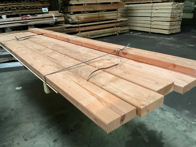 Douglas balk geschaafd - 295x15,5x4,5 cm (6x) - afbeelding 7 van  10