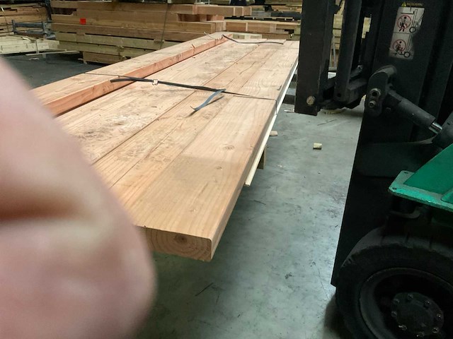 Douglas balk geschaafd - 295x15,5x4,5 cm (6x) - afbeelding 9 van  10